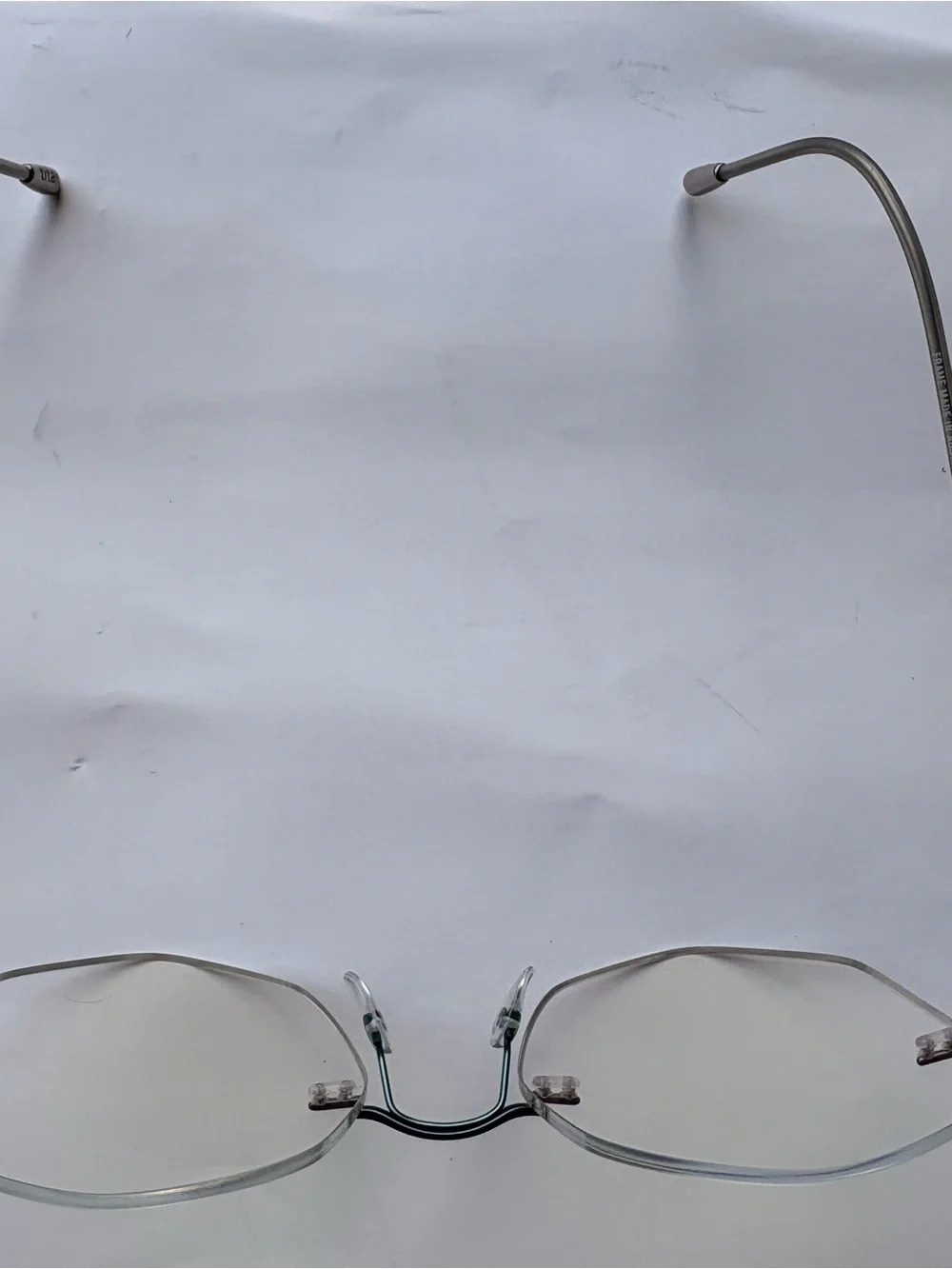 Silhouette frame 5569, color 5040 aqua, titan titanium